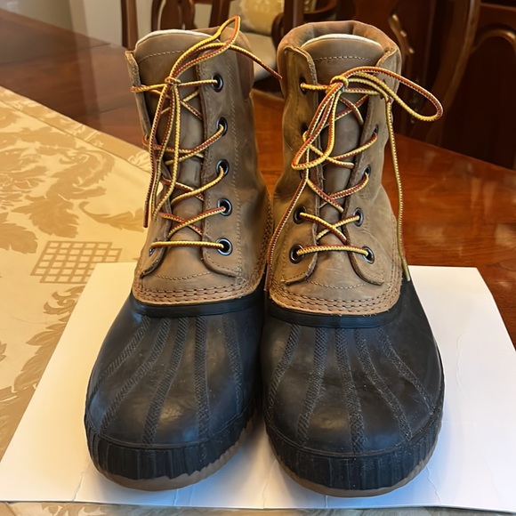 Men’s Sorel Cheyanne II Duck Boot Size 12 Like New - Picture 3 of 7